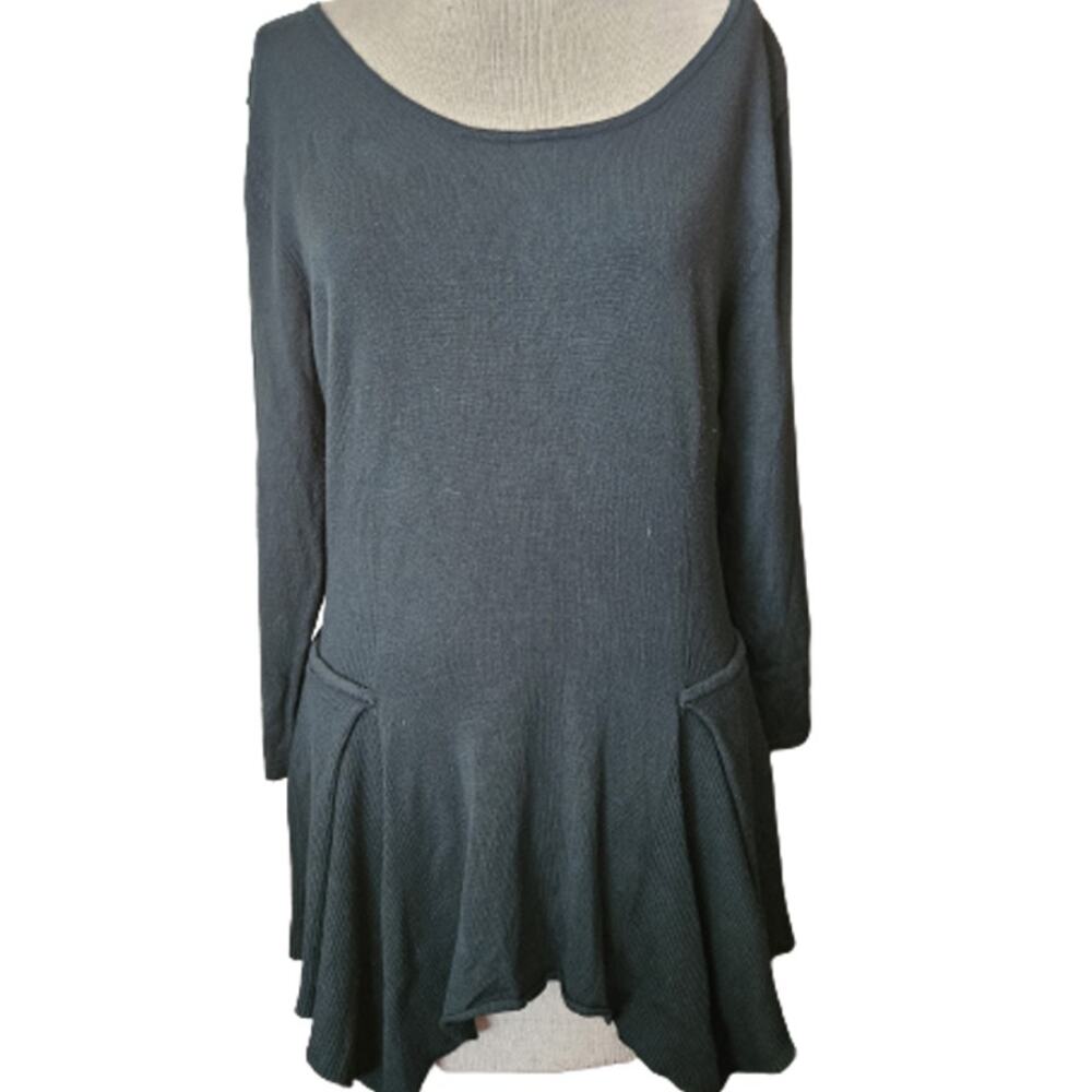 New York and Company Green Scoop Neck Sweater Size Large
